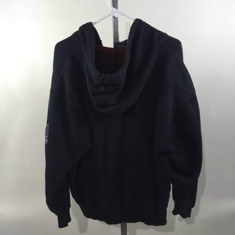 Run With The Pack Wolf Full ZIP Up Hoodie Large - Picture 4 of 4